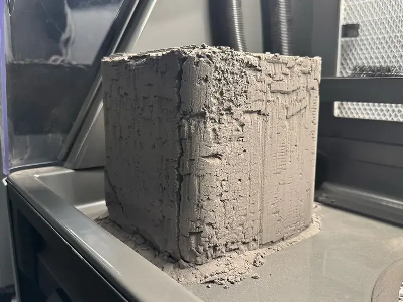 粉末造形（SLS）で造形したプラスチック部品